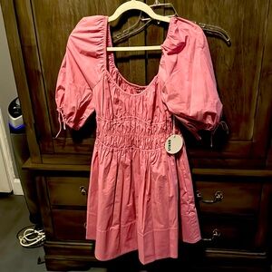 NWT Staud Mini Faye Dress
